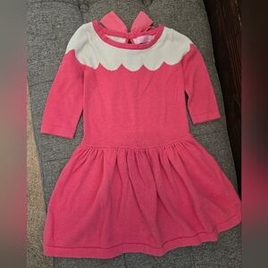 Lilly Pulitzer Pink and White Sweater Dress